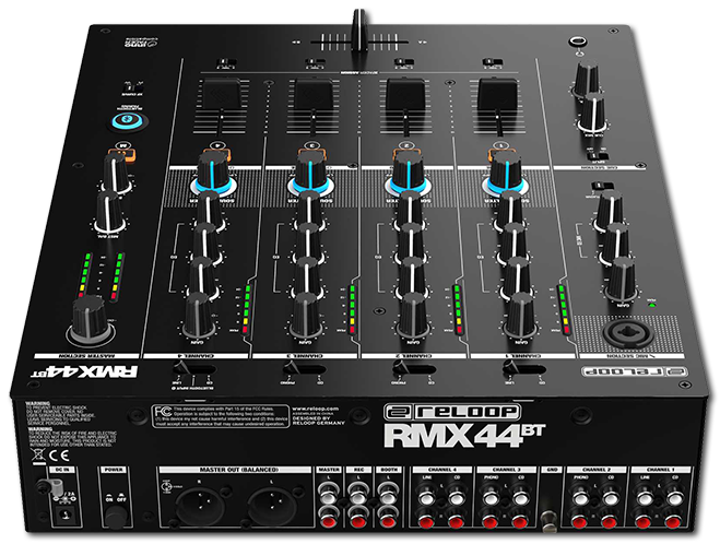 Copy of Reloop RMX-44BT 4+1-Channel Bluetooth DJ Club Mixer