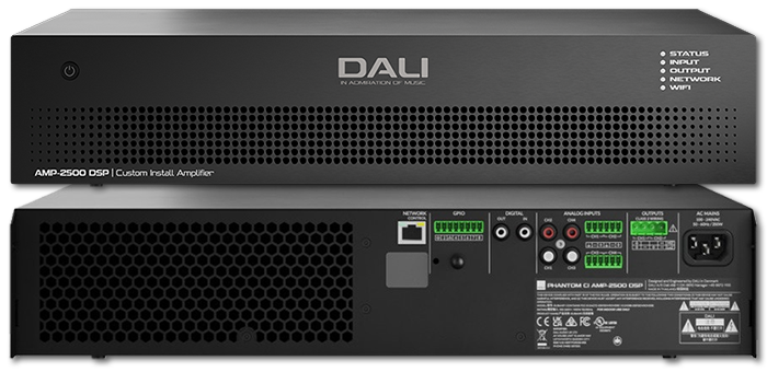 Dali Phantom CI AM-2500-DSP 2x 500W Class-D Subwoofer Amplifier