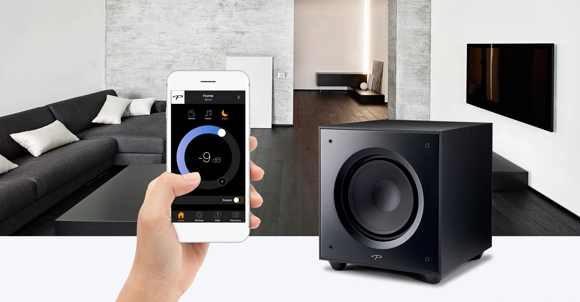 Subwoofer Control App