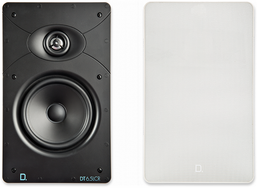 Definitive Technology Custom Install DT6.5LCR 6.5" Rectangular In-Wall Speaker