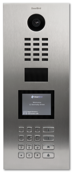 DoorBird D21DKV IP Intercom HD Video Flush Mount Door Station with Keypad & Display