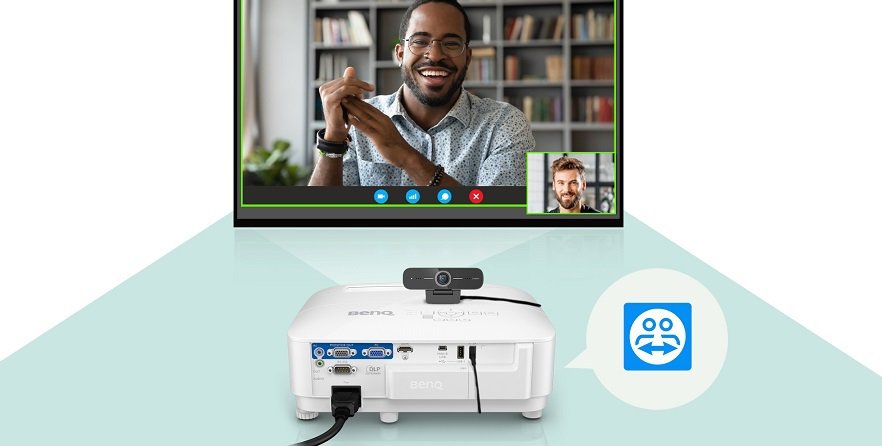 Built-in video conferencing app