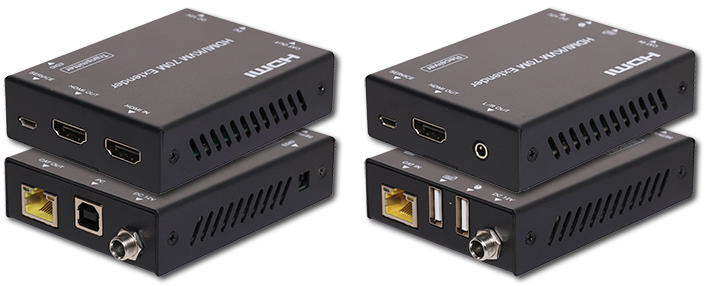 Dynalink 4K60 UHD HDMI Extender With USB KVM