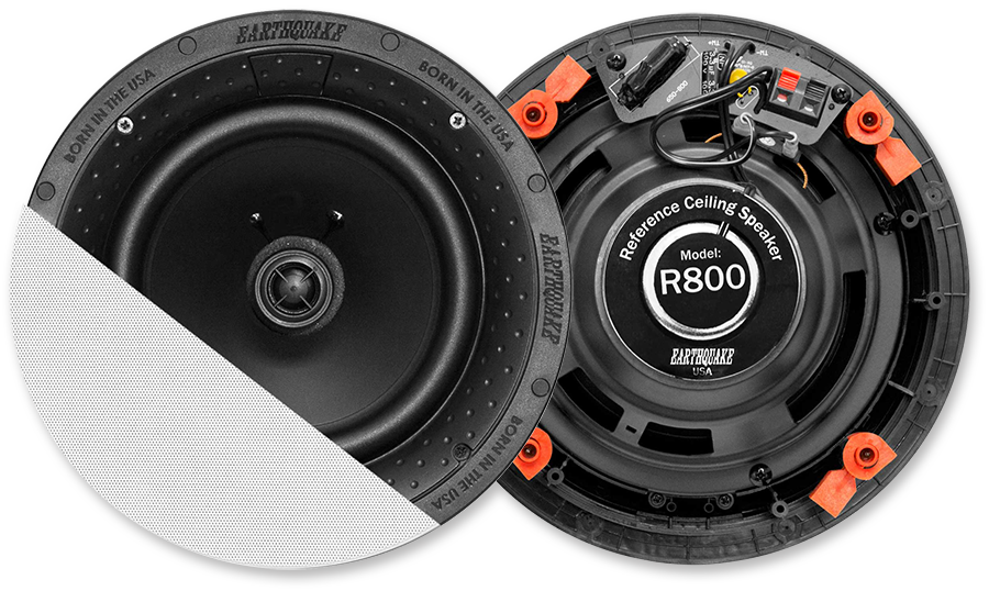 Earthquake R800 8" RCS Reference In-Ceiling Speakers 