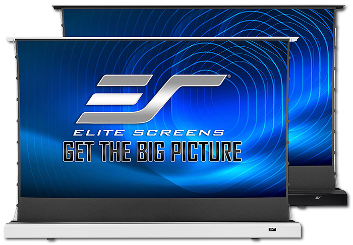 Elite Screens Kestrel Tab-Tension 2 CLR 16:9 Floor-Rising Motorised Projection Screens