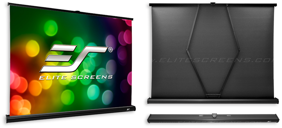 Elite Screens PicoScreen 4:3 Table Top Pull-Up Projection Screens