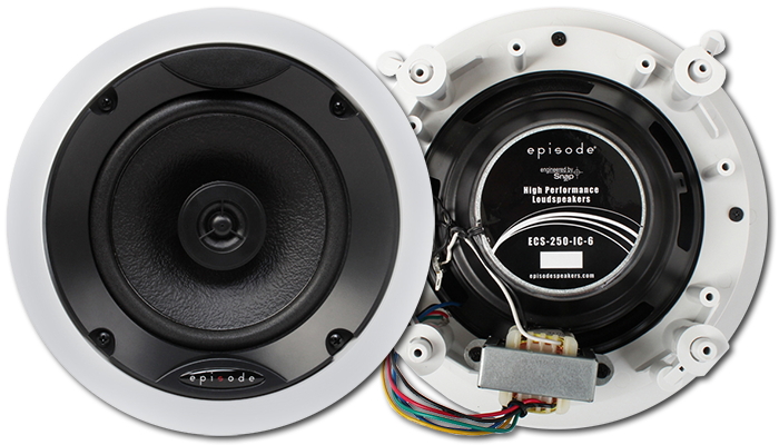 Episode 250 Commercial Series 6.5" 25/70V In-Ceiling Speaker