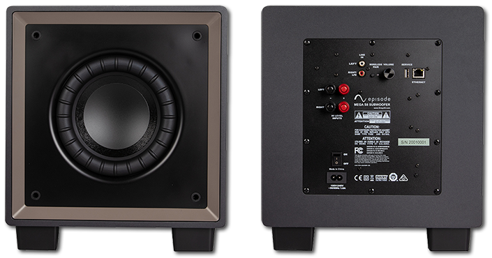 Episode Mega S Series 8" 120W RMS Sealed Subwoofer