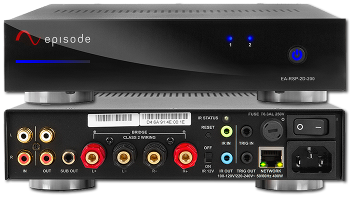 Episode Response 2 Channels 200W Class-D DSP Amplifier