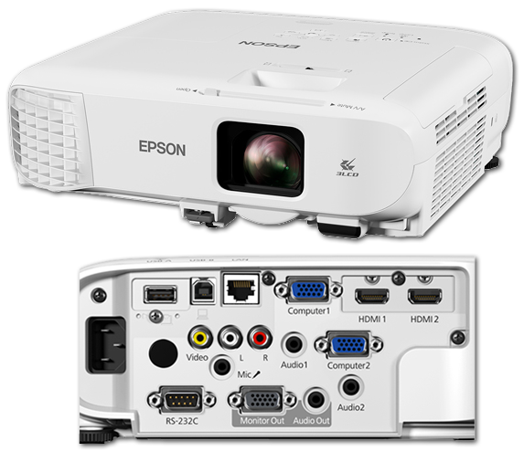 Epson EB-972 XGA 4200 Lumens Mid Range Corporate Portable Projector