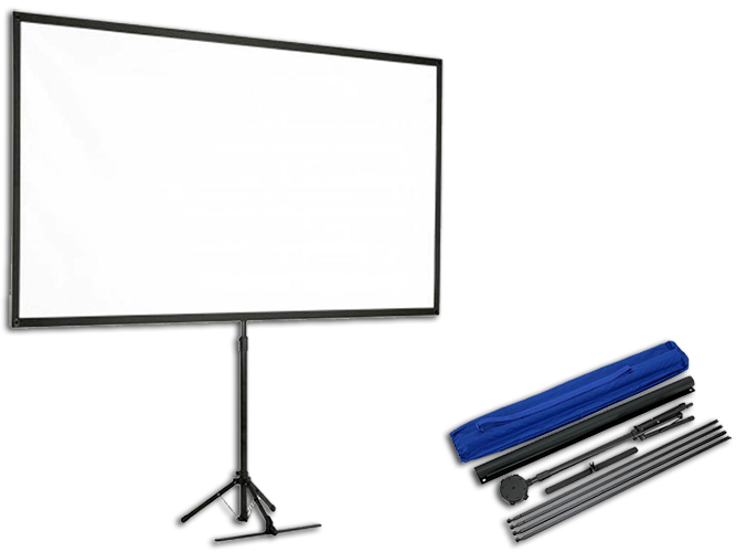 Epson ELPSC21B 80" 16:9 Portable Tripod Projector Screen