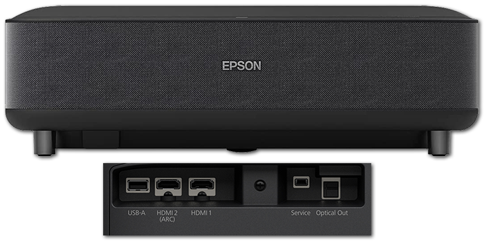 Epson EpiqVision EH-LS300B Full HD 3600 Lumen UST Home Theatre Laser Projector