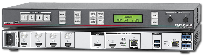 Extron MPG641 4K60 Scaling 4-Window Processor with Optional Annotation