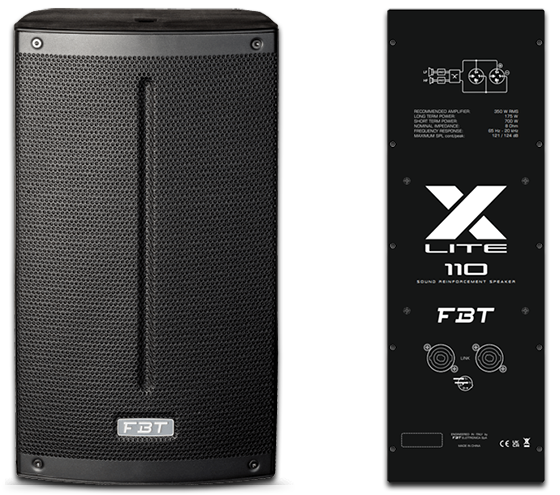 FBT X-Lite 110 10" Sound Reinforcement Passive Speaker