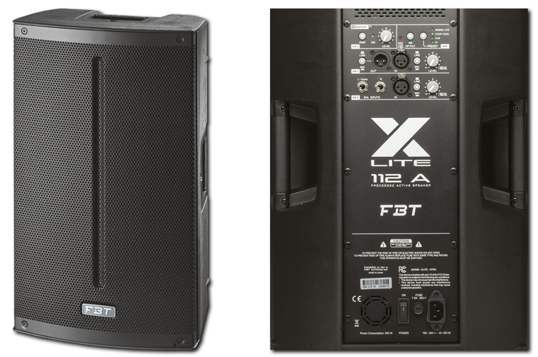 FBT X-Lite 112A 12" Processed Active Speaker with Bluetooth