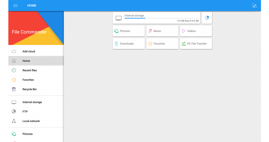 Open and manage files directly on the display