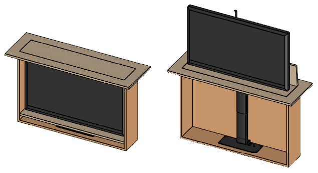 Future Automation AL675 Telescopic TV Lift