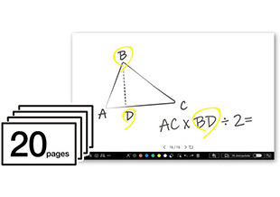 Whiteboard function