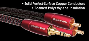 AudioQuest Golden Gate 3.5mm / RCA interconnect cable
