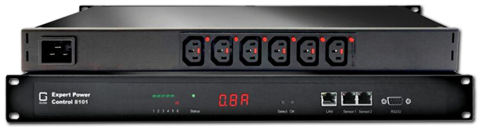 GUDE 1RU 6-Fold All-Pole Switched and Metered PDU