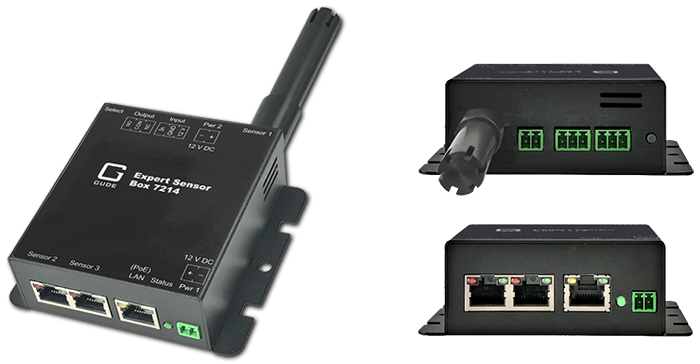 GUDE PoE LAN Sensor with I/O Monitoring