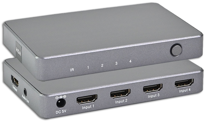 HDAnywhere Switcher Max 4x1 4K HDR HDMI 2.0 Switcher