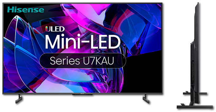 Hisense U7KAU 4K ULED Mini-LED Smart TVs