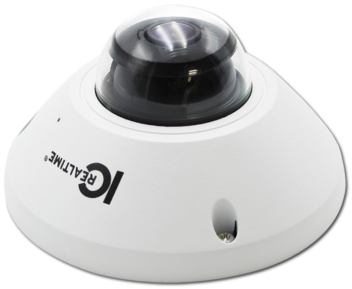 IC Realtime 5MP 1.4mm Fisheye Lens 360 Spherical Vandal PoE Dome IP Camera