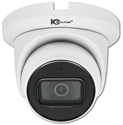 IC Realtime 4K 8MP Starlight 2.8mm Lens Outdoor Mid Size PoE Dome Network Camera