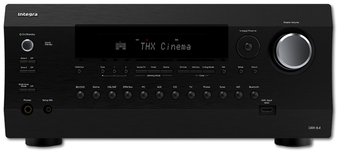 Integra DRX-8.4 11.2-Ch 8K THX IMAX Enhanced Dolby Atmos AV Receiver