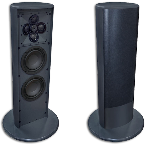 James Loudspeaker OT66Q Dual 6.5" 4 ohm / 70V Ultra-High Output Outdoor Floorstanding Loudspeaker