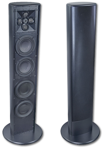 James Loudspeaker OT88Q-4 Dual 8" 3-Way Full Range Ultra-High Output Outdoor Floorstanding Loudspeaker