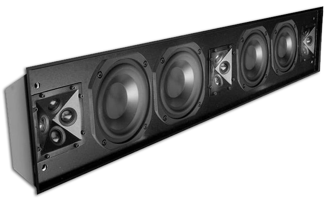 James Loudspeaker QX5LCR Quad 5.25" LCR In-Wall Soundbar