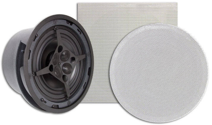 James Loudspeaker QXC820 8" with Quad Tweeter Array In-Ceiling Speaker