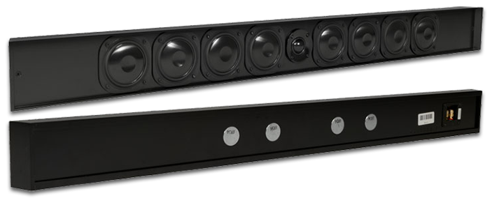 James Loudspeaker SPL3-C Quad 3.5" Ultra-Slim Soundbar