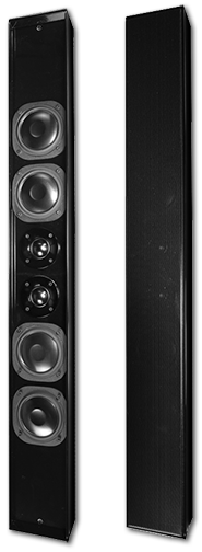 James Loudspeaker SPL3-CS Quad 3.5" Ultra-Slim Centergy Soundbar