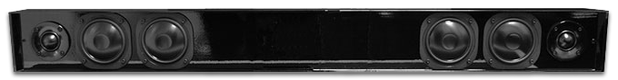 James Loudspeaker SPL3-LR Quad 3.5" Ultra-Slim Stereo Soundbar