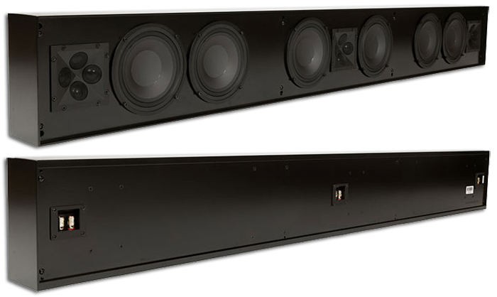 James Loudspeaker SPL6Q-LCR Quad 6.5" LCR Soundbar