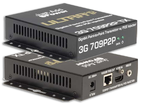 JAP 709P2P 3G 4K Point-to-Point PoE Transmitter