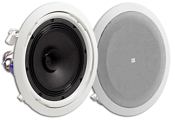 JBL 8128 8" Full-Range 8 ohm 70/100V In-Ceiling Speakers