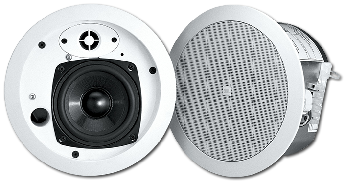 JBL Control 24CT Micro Plus 4.5" 70/100V Shallow Depth In-Ceiling Loudspeakers