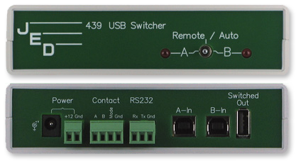 JED 439 2-Channel USB Switcher