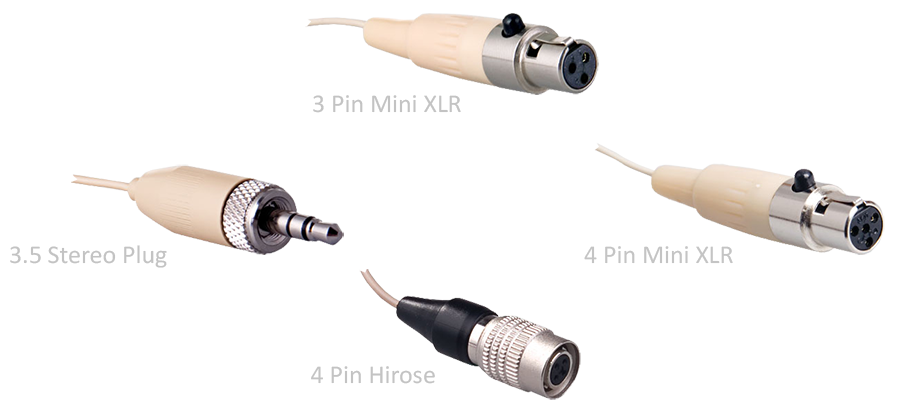 JTS Cable For Headset & Hook Microphones