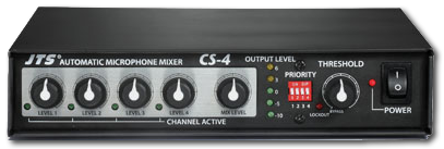 JTS CS Series 4/8-Channel Automatic Microphone Mixer