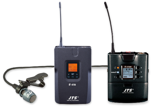 JTS R-4TB/M UHF Beltpack Transmitter With Lapel Mic