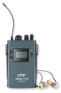 JTS SIEM-111R UHF Stereo In-Ear Monitor Receiver