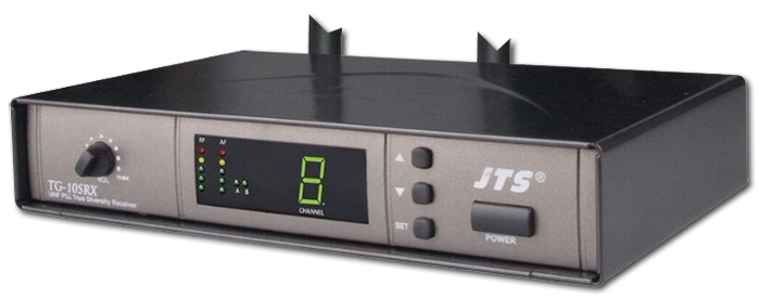 JTS TG-10 UHF PLL True Diversity Stationary Receiver