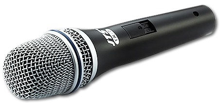 JTS TX-7 Slim Dynamic Vocal Microphone with Switch & XLR Cable