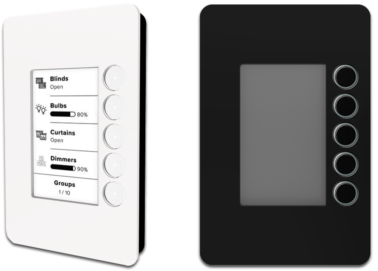 Kasta Hesperus Multivue 5-Button Remote Switch with LCD Display