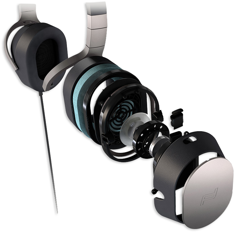 KEF Porsche Design Space One Active Noice Canceling Bluetooth Over-Ear Headphones - drivers